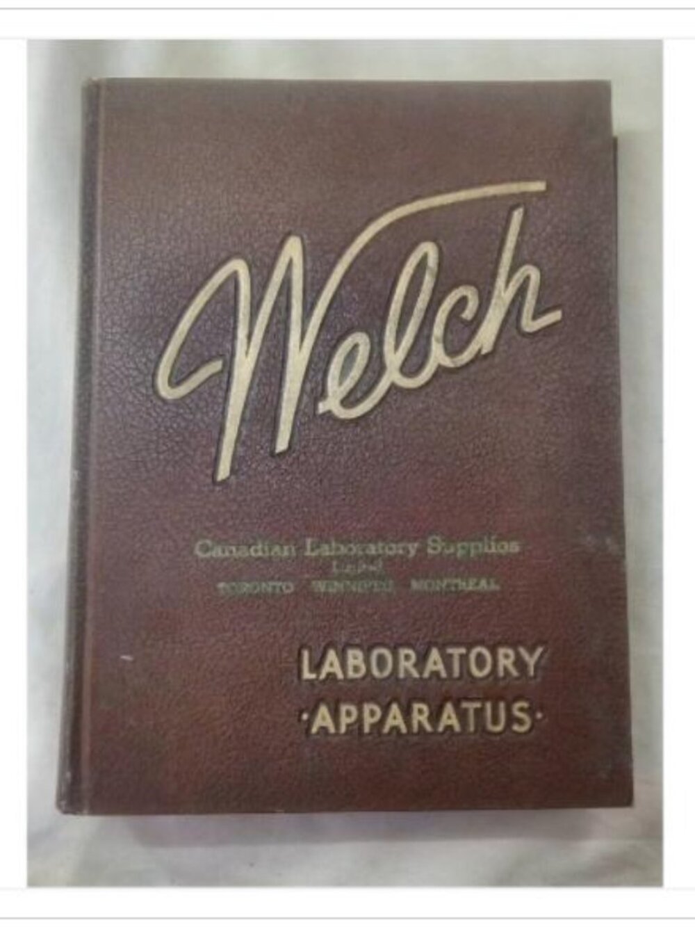 1949 Catalog: Scientific Apparatus, Chemicals and Supplies Hardcover Book Novel